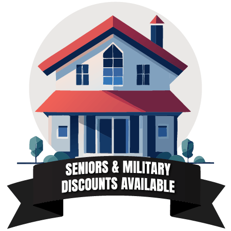 Seniors-Military Discount badge